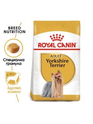 Пълноценна храна за кучета – Специално за йоркширски териери в зряла възраст – Над 10 месеца.