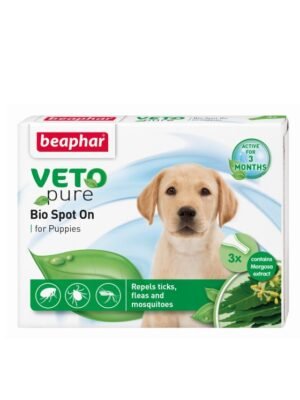 Beaphar Veto Pure Bio Spot On Puppy - 3 бр.