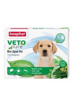 Beaphar Veto Pure Bio Spot On Puppy - 3 бр.