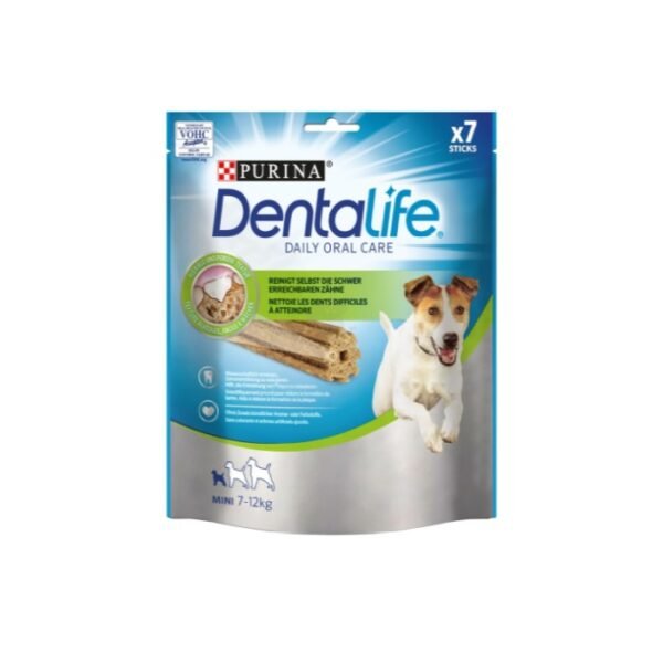 PURINA® DENTALIFE® Sticks е допълваща храна - лакомство за кучета от малки породи (7-12кг.) - 115 гр.