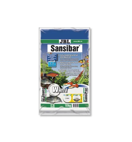 JBL Sansibar WHITE 10 kg - дъно за сладководни / соленоводни аквариуми и териариуми.