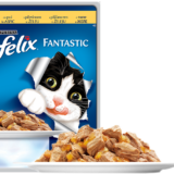 Пауч за котки Felix Fantastic Chicken - с пилешко месо в желе - 100 гр.
