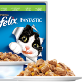 Пауч за котки Felix Fantastic Rabbit - със заешко месо в желе 100 гр.