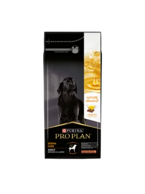 Pro Plan Nature Elements Derma Care Medium / Large Adult - със сьомга и ленено масло, за кучета от средни и едри породи над 12 месечна възраст.