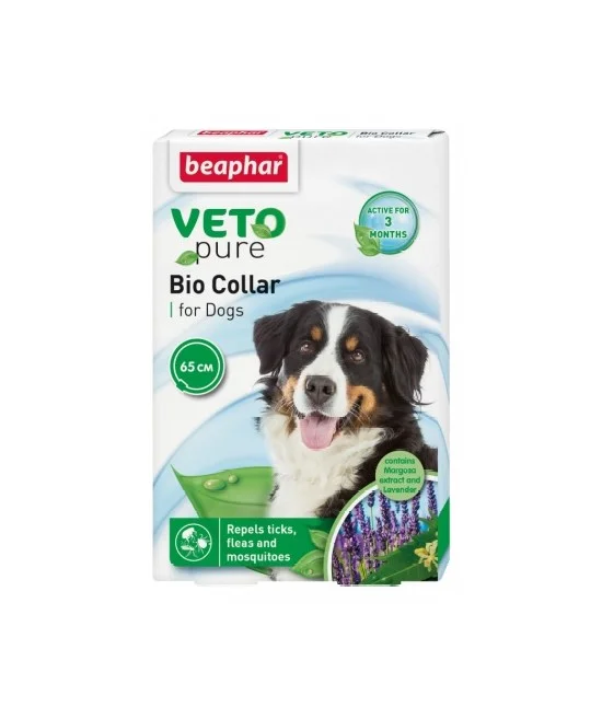 Репелентен нашийник Beaphar Veto Pure Bio - 65 см.