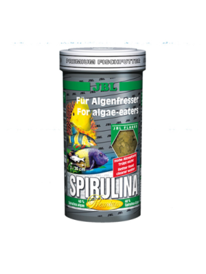 JBL Spirulina 100 ml - Професионална храна за растителноядни риби в сладка или солена вода със спирулина.