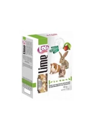 Lolo Pets - минерален блок за гризачи с ябълка - 40 гр.
