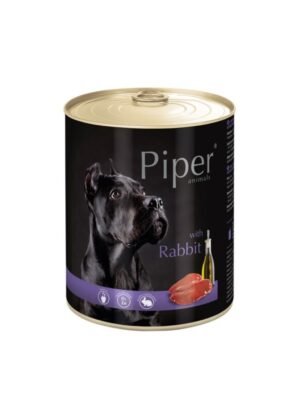 Премиум консервирана храна за кучета Piper Adult със заешко