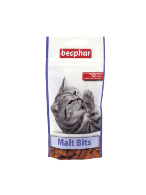 Beaphar Malt Bits - малцови хапки за котки 35гр
