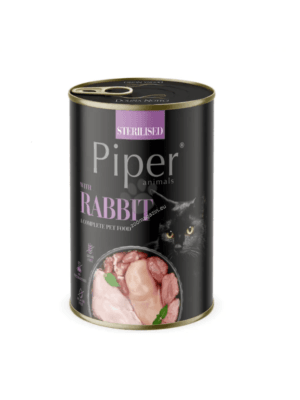 Piper Cat храна за котки със заешко, за кастрирани, 400 г