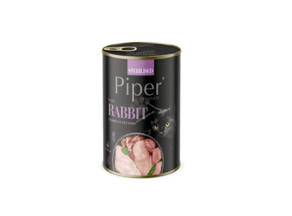 Piper Cat храна за котки със заешко, за кастрирани, 400 г