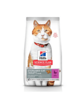 Hill's Science Plan Sterilised Cat Young Adult с патешко