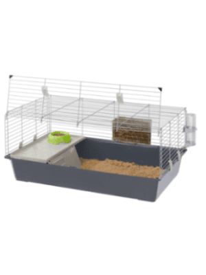 Ferplast Rabbit 100 оборудвана клетка за зайци 95/57/46 см.