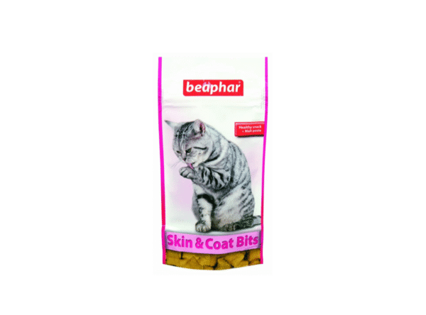 Beaphar Skin Coat Bits - хапки за котки за лъскава козина 35гр