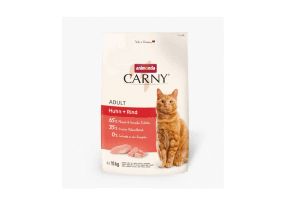 Carny Dry Adult за котки с пилешко и говеждо месо, 10кг