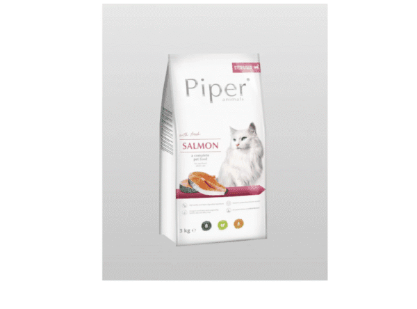 Piper Cat Salmon суха храна за котки над 1 г. със сьомга, 3кг