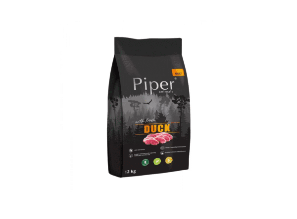 Piper Dog Duck за кучета над 1г. с прясно патешко месо, 12 кг